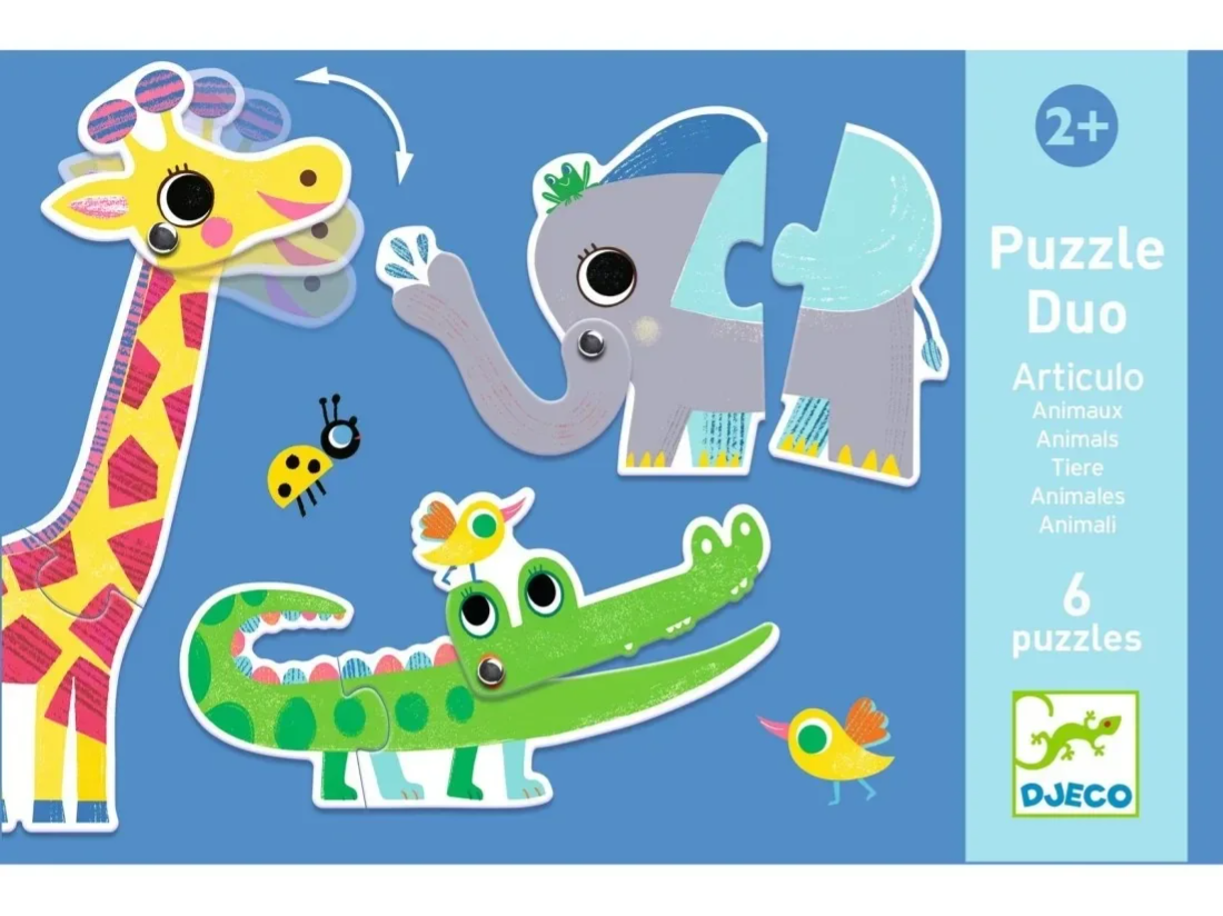 Djeco - Puzzel - Duo animals