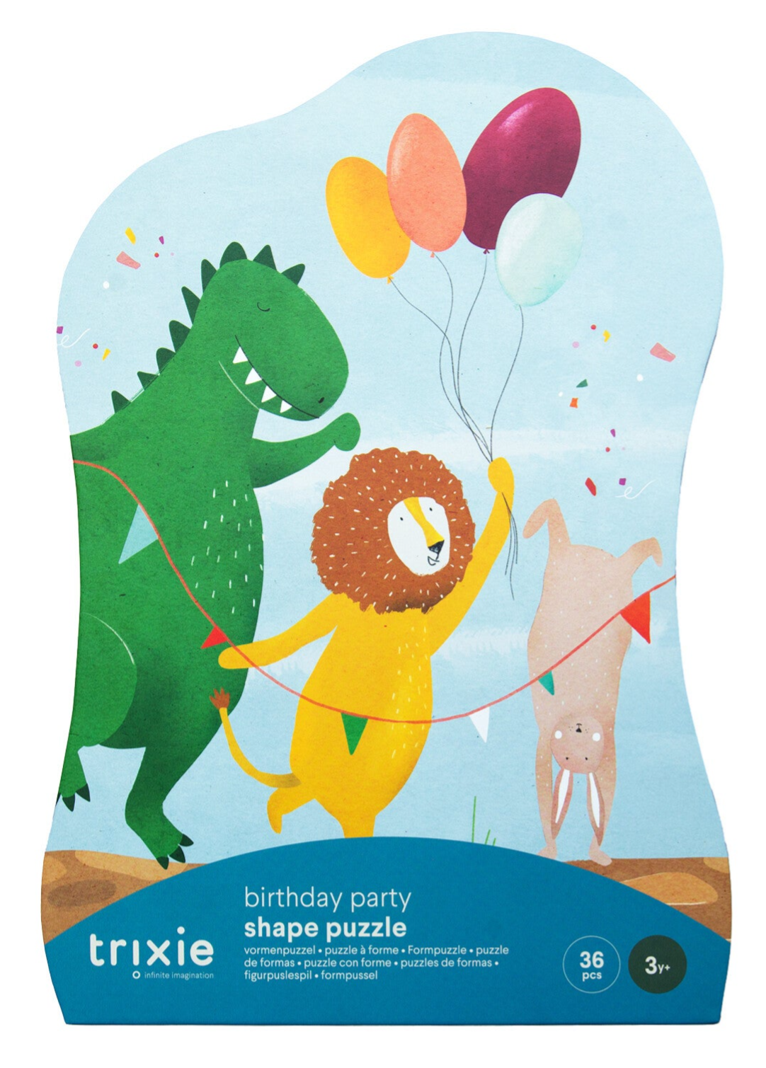 Trixie - Vormenpuzzel - Birthday Party