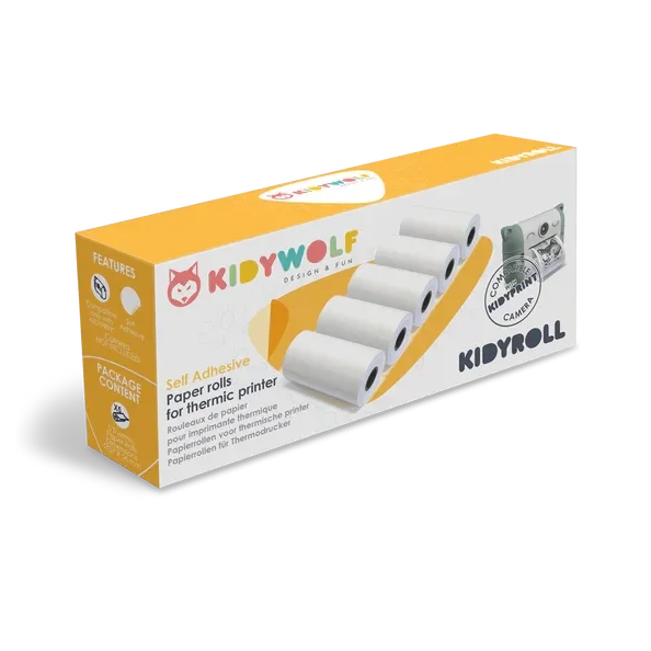 Kidywolf - Kidyprint - Thermische zelfklevende navulling