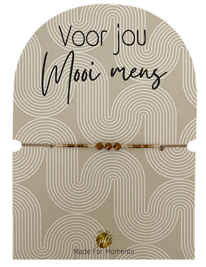 The Big Gifts - Armband - Mooi mens