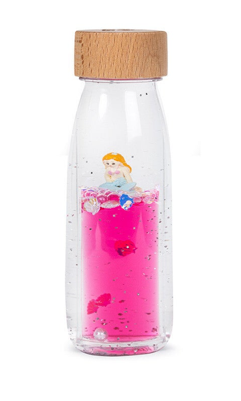 Petit Boum - Sensorische fles - Roze zee met zeemeermin