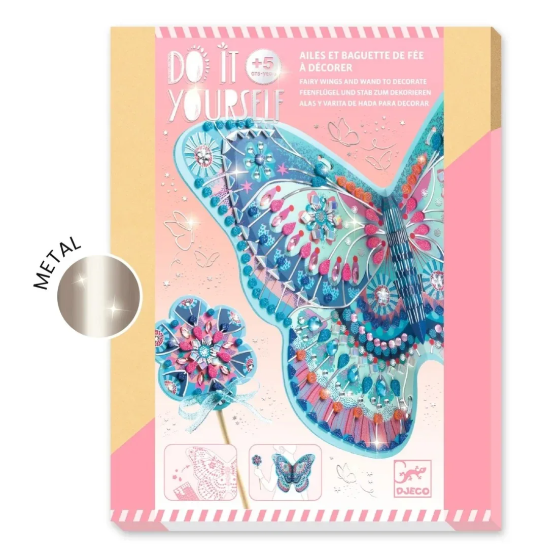 Djeco - Do it yourself - Fairy wings and wand