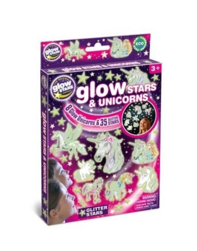 Glow in the dark - Stars and unicorns