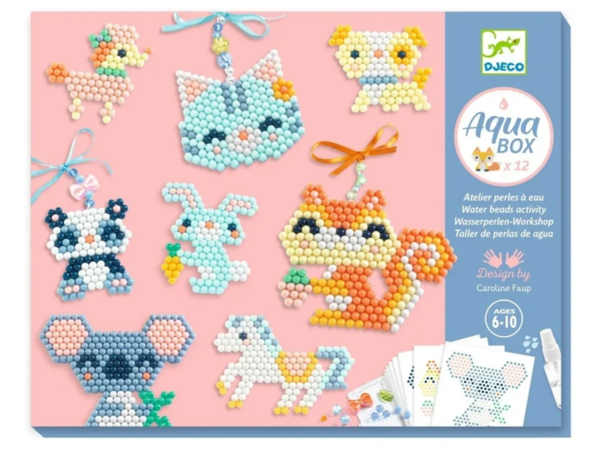 Djeco - Water beads knutselset - Harige vriendjes