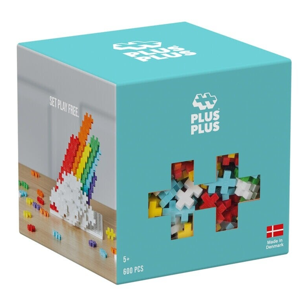 Plus-Plus - Box 600 stuks - Rainbow
