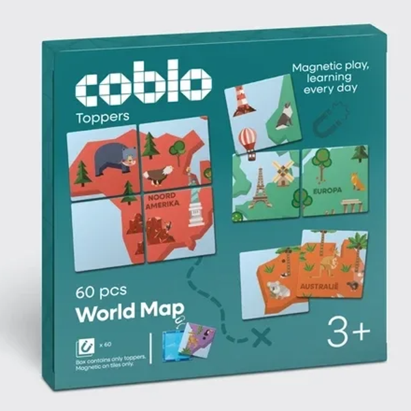 Coblo - Toppers - Wereldkaart