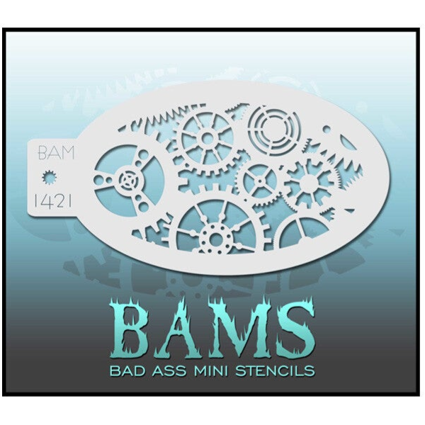 Bad Ass Bam - Sjabloon/Stencil - Steampunk
