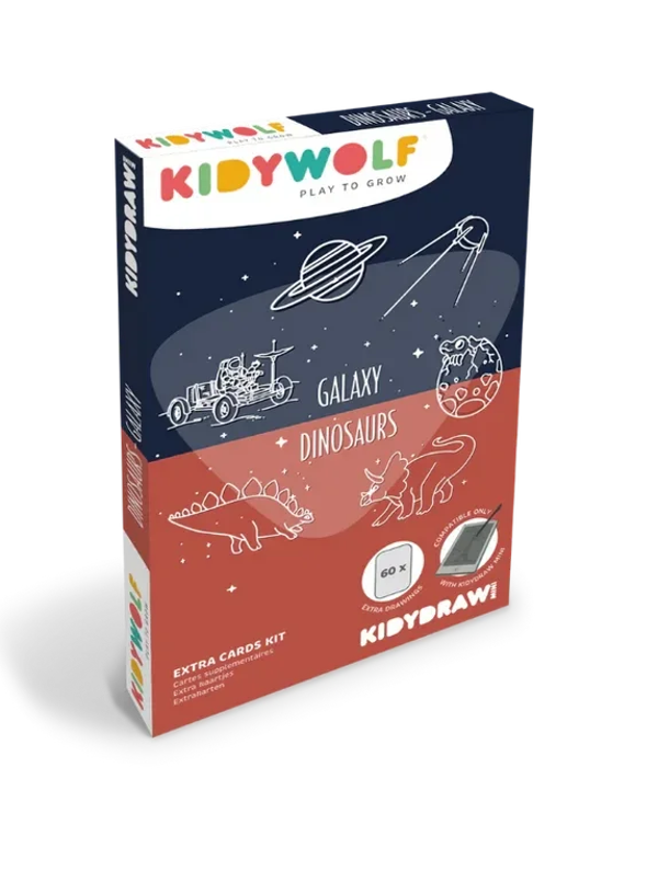Kidywolf - Kidydraw Refill - Galaxy & Dinosaurs