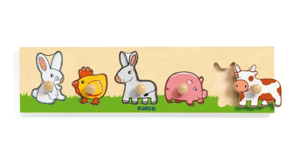 Djeco - Houten puzzel - Farm'n'co