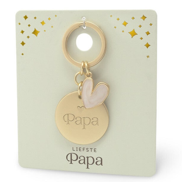 Sleutelhanger goud - Papa