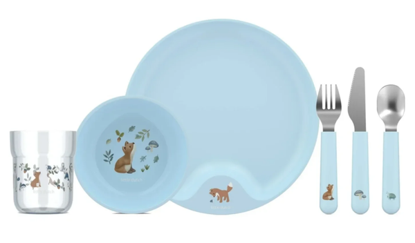 Little Dutch - Set kinderservies 6 delig - Forest Friends