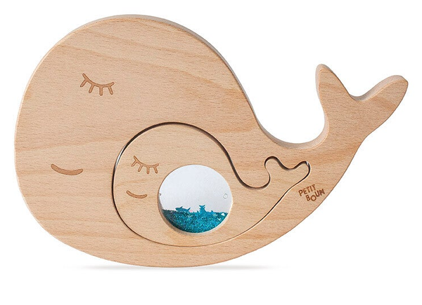 Petit Boum - Sensorische puzzel - Walvis