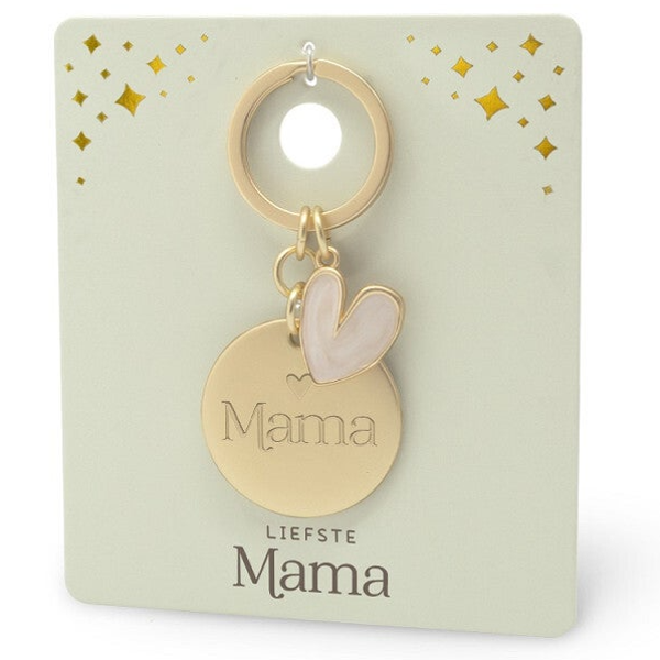 Sleutelhanger goud - Mama