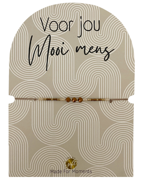 The Big Gifts - Armband - Mooi mens