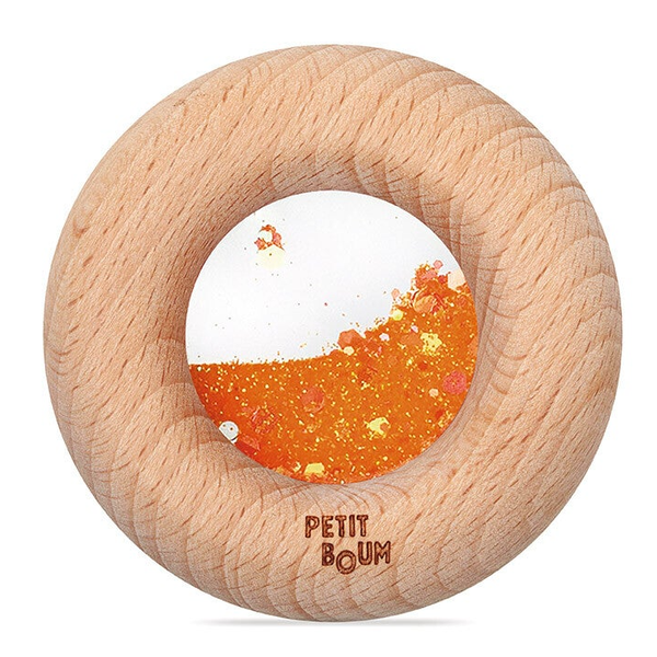 Petit Boum - Sensorische donut - Oranje