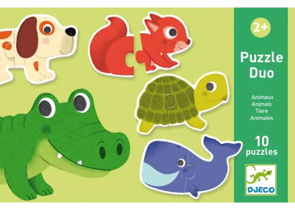 Djeco - Duo puzzel - Animals