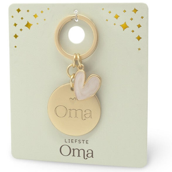 Sleutelhanger goud - Oma