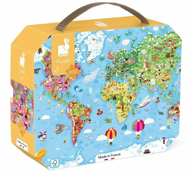 Janod - Giant wereld puzzel