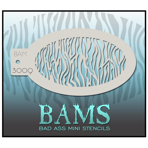 Bad Ass Bam - Sjabloon/Stencil - Zebra strepen