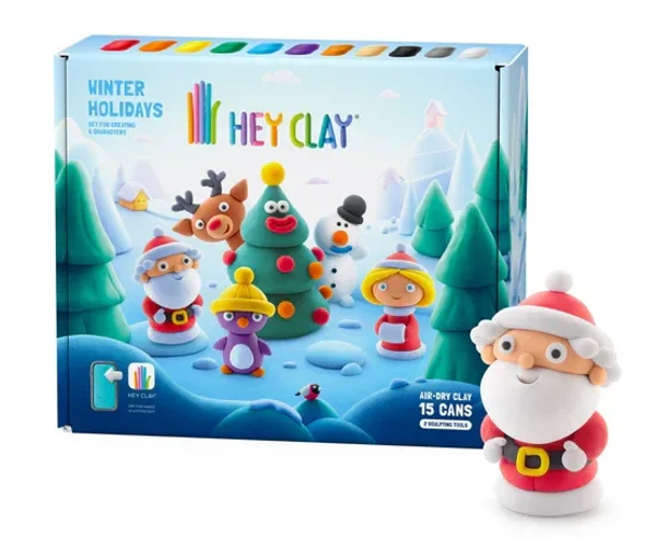 Hey Clay boetseerklei set - Winter Holidays