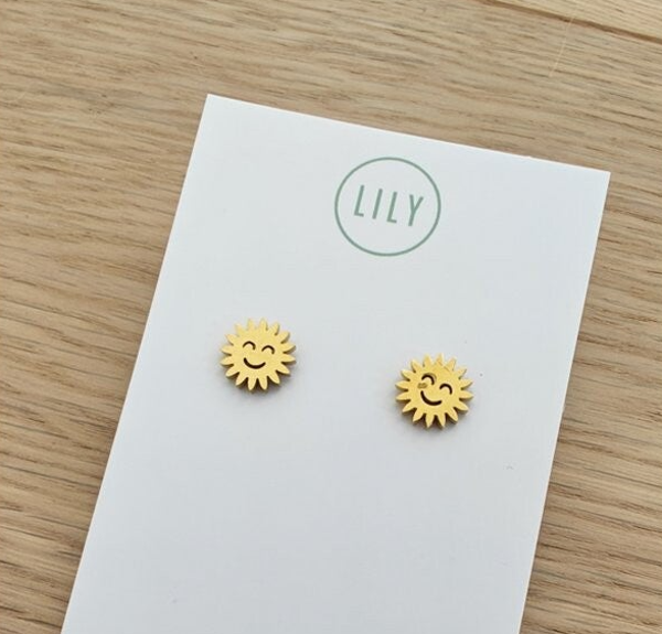 Lily - Kinderoorbellen - Zon goud