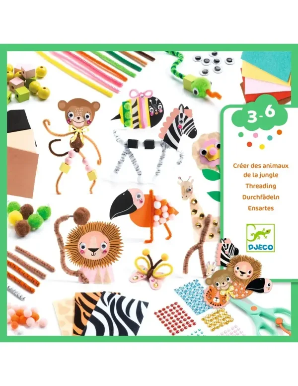 Djeco - Knutselset - Jungle animal