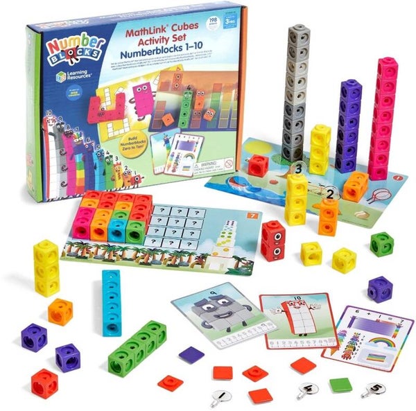 Learning Resources - Numberblocks - MathLink 1-10 activity set