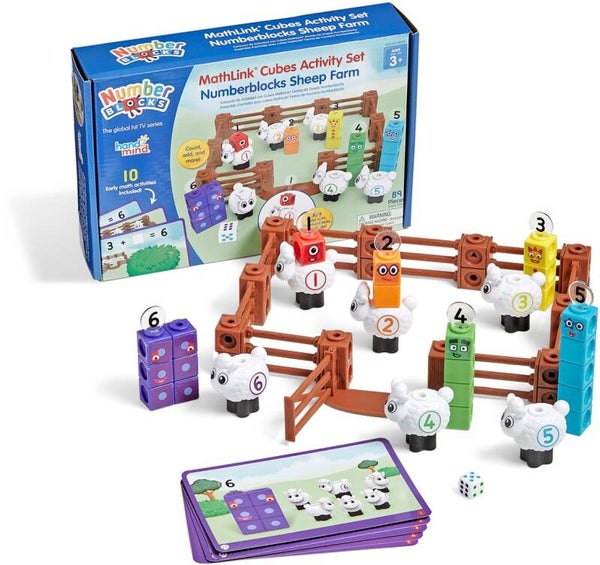 Learning Resources - Numberblocks - Mathlink sheep farm activity set