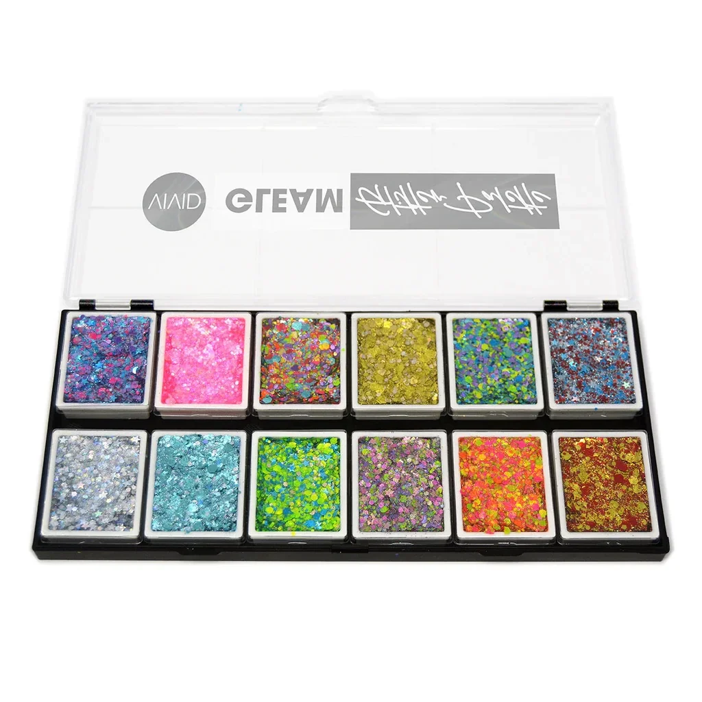 Vivid - Chunky glitter cream palette - Let's Party