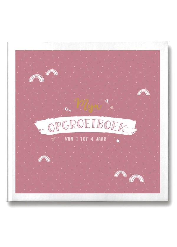 Mijn opgroeiboek roze