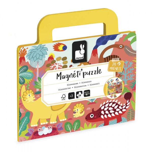 Janod - Magnetipuzzel - Dino's