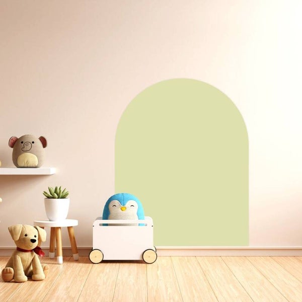 Cleverclixx - Magnetische muursticker - Soft Olive