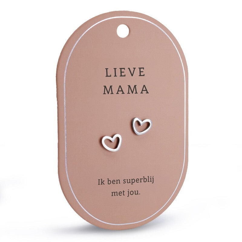 Oorbellen - Mama - Zilver