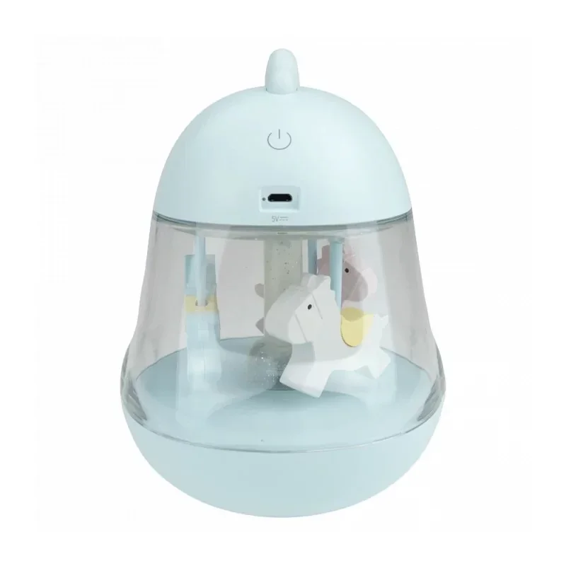 Mary's - Led lampje/Muziekdoosje - Carousel - Blauw