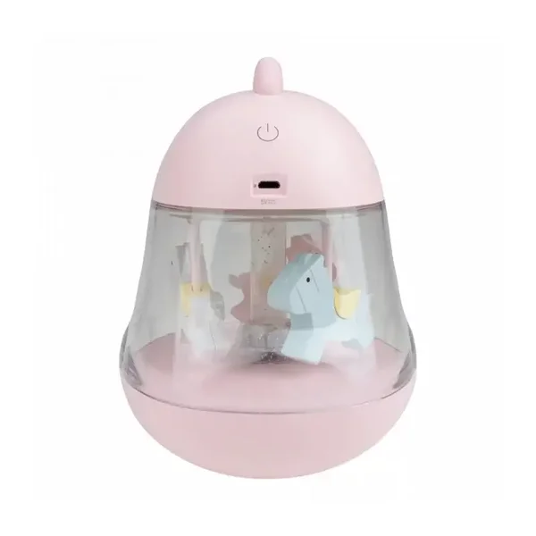 Mary's - Led lampje/Muziekdoosje - Carousel - Roze