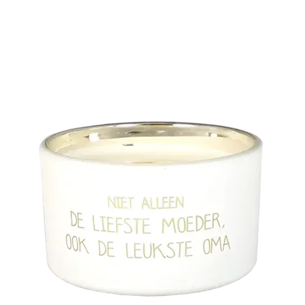My Flame - Geurkaars - Niet alleen de liefste moeder ook de leukste oma