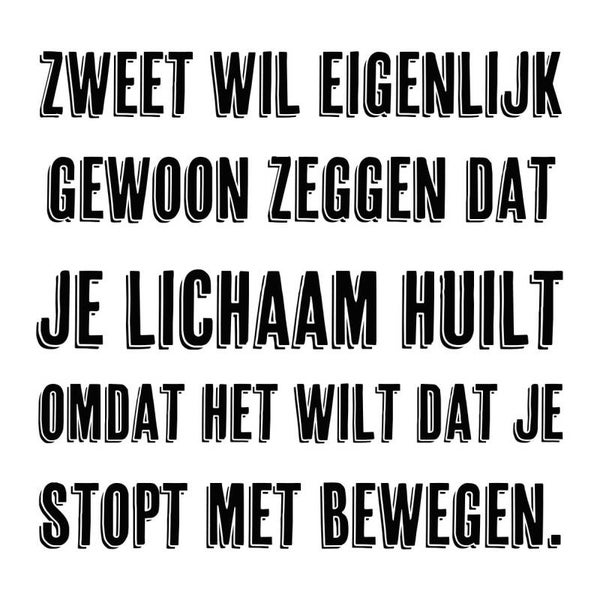 Onderzetter zweet wit