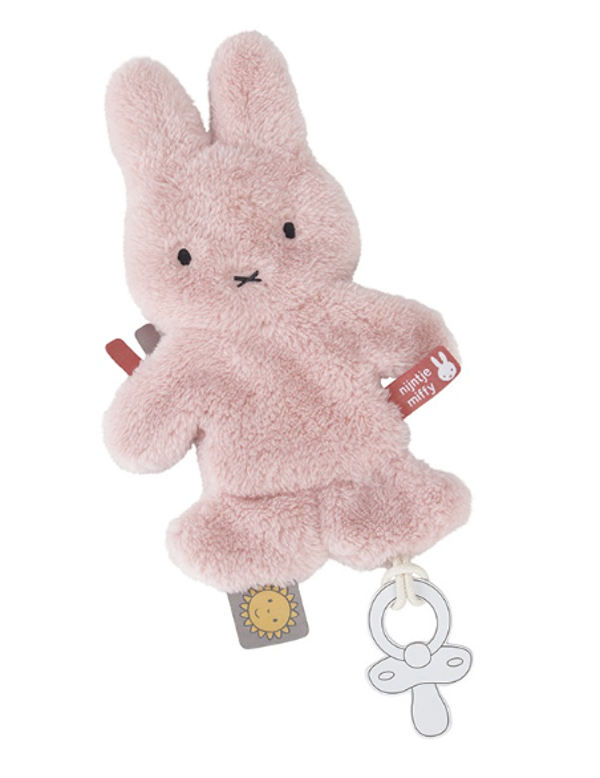 Nijntje fluffy speendoekje roze