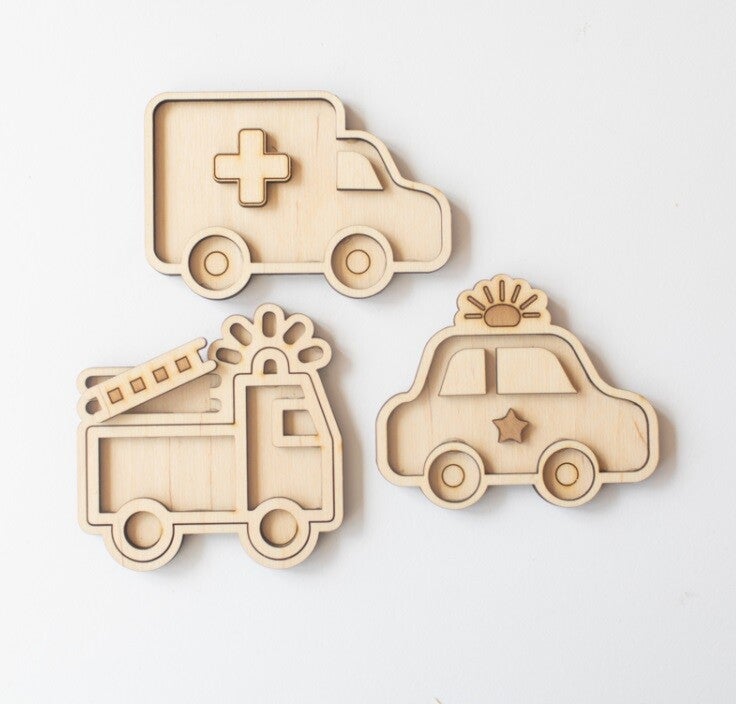 Speeltray set hulpdiensten