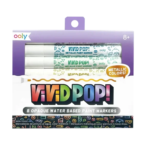 Ooly - Vivid Pop! paint markers - Metallic