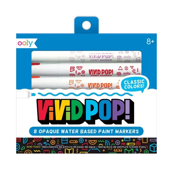 Ooly - Vivid Pop! paint markers - Classic