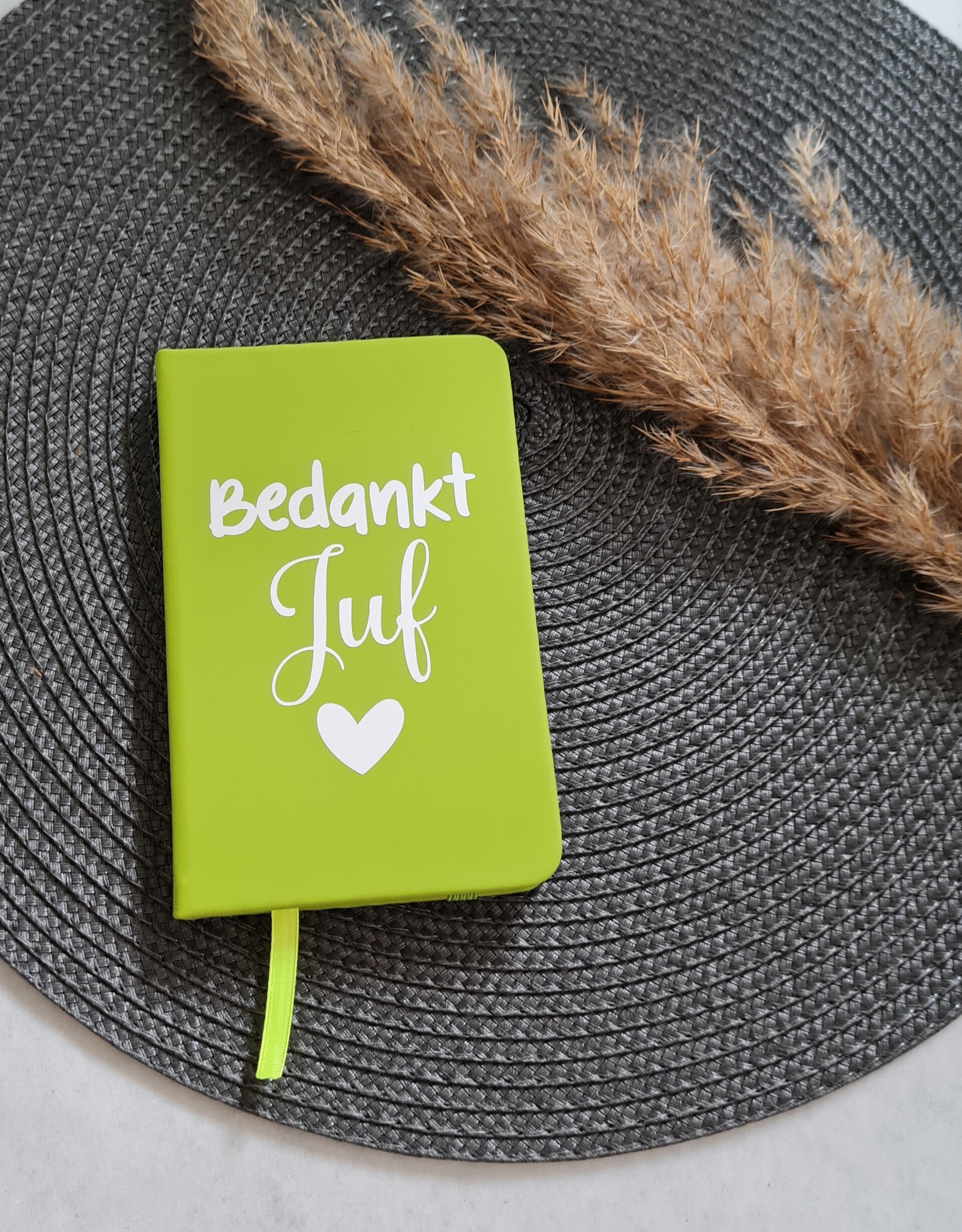 Notitieboekje juf groen