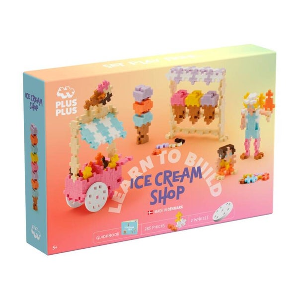 Plus-Plus - Learn to build - Ice cream shop