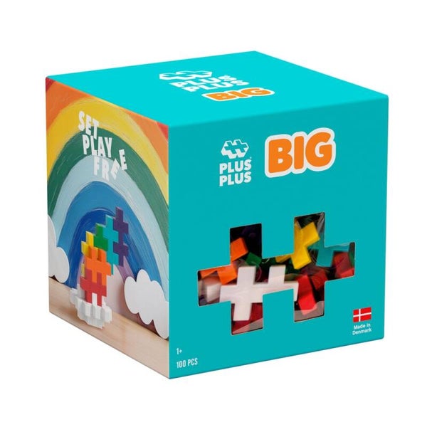 Plus-Plus - Box 100 stuks - BIG - Rainbow