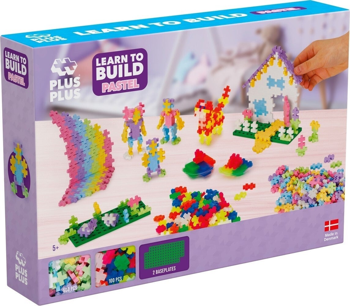 Plus-Plus - Learn to Build - Pastel