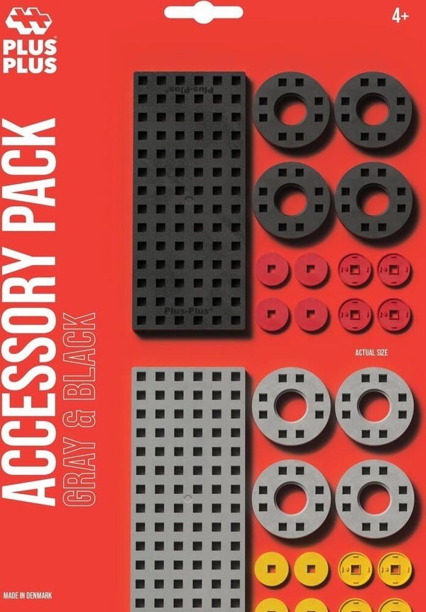 Plus-Plus - Accessory pack - Duo grey/black