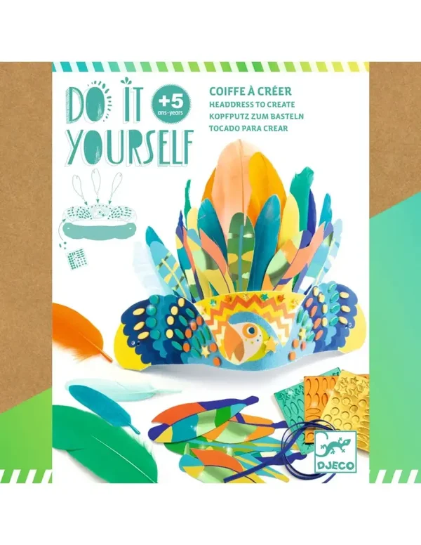 Djeco - Knutselset - Do it yourself - Hoofdtooi maken