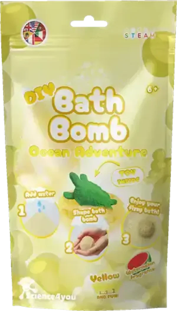 Science4you - DIY bath bombs - Yellow
