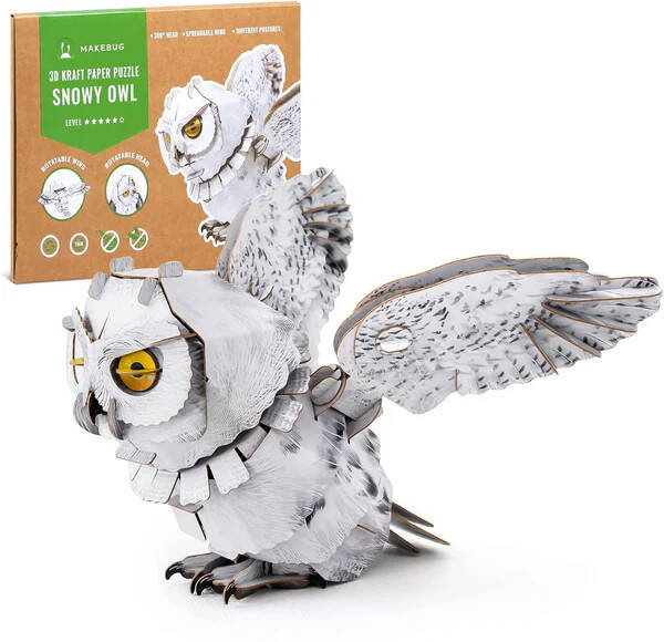 Makebug - Bring nature home series - Snowy owl