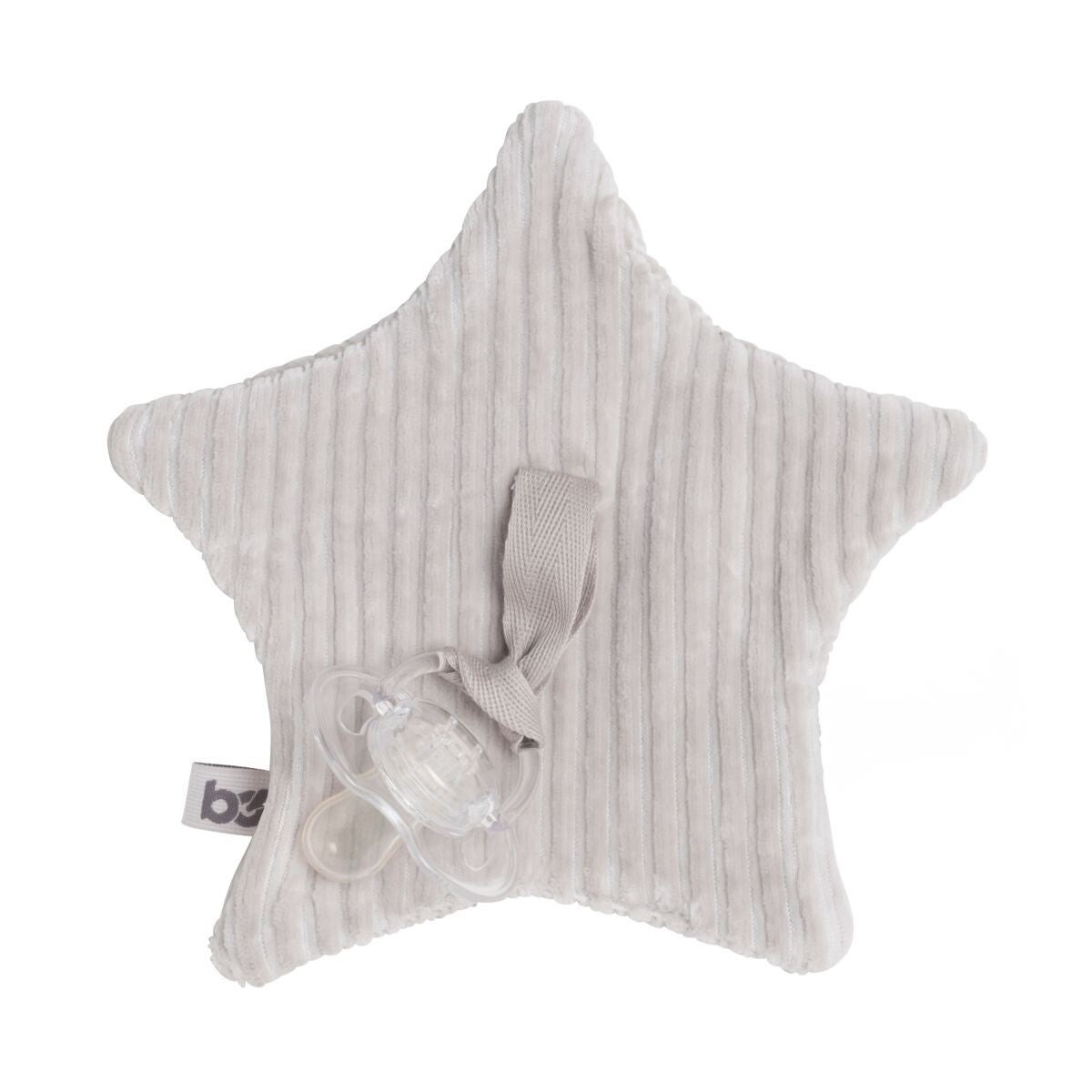 Baby's Only - Speendoekje sense ster - Kiezelgrijs